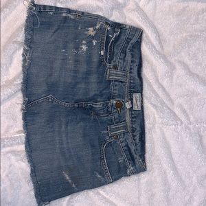 jean skirt from abercrombie